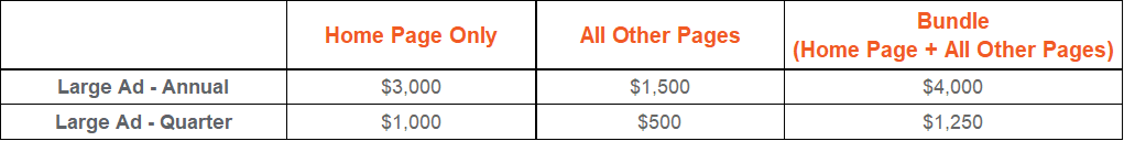 Advertising Rates